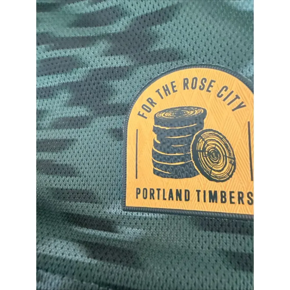 Adidas Portland Timbers Jersey Mens Small S Green 2023/24 Home Plaid Soccer
